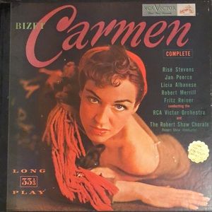 Bizet Carmen Triple Vinyl Lp Set